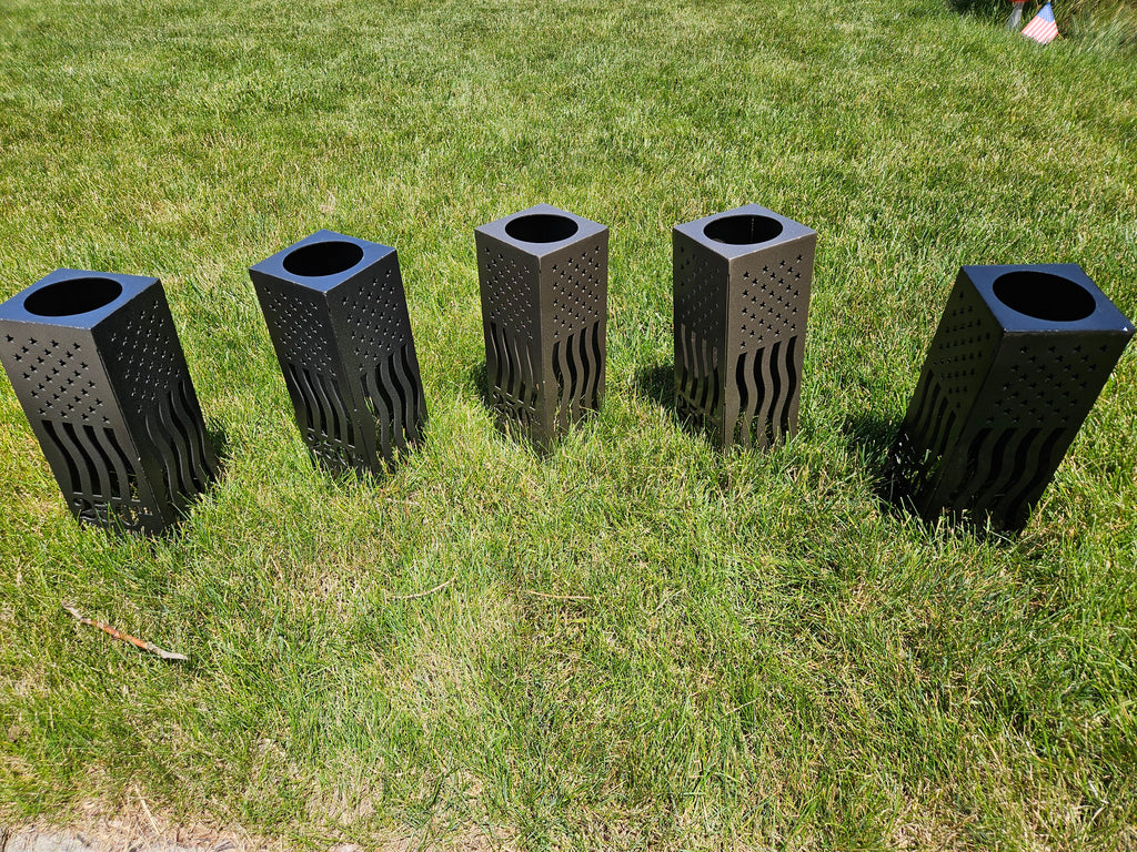 Iron Canvas Commemorative 250 Anniversary Lantern | Laser‑Cut Metal Lantern | Rustic Steel Garden Lantern Decor | Handmade Metal Art